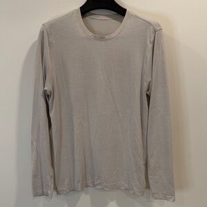 lululemon athletica Light Beige Metal Vent Tech Long Sleeve Tee